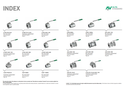 Catalogo Alfa Valvole