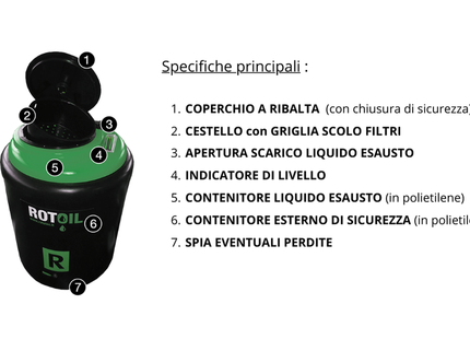 XMV300 Serbatoio per OLII VEGETALI 300 Lt.