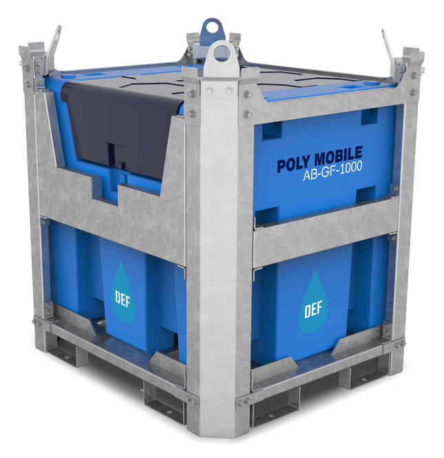 Poly Mobile AdBlue 1000L con TELAIO zincato