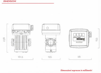 K700 | Contalitri meccanico per Diesel, HVO e XTL fino a 200 l/min
