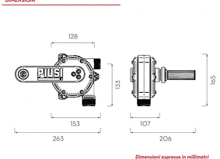 POMPA MANUALE ROTATIVA per Diesel