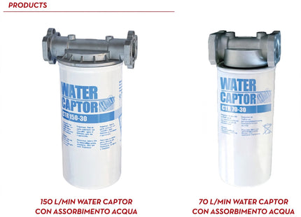 Water Captor Filter | Filtro separatore acqua gasolio